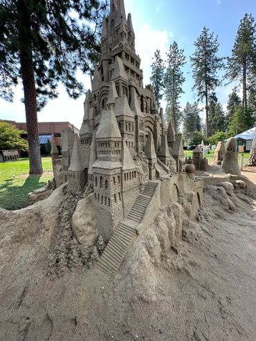 Art on the Green, Coeur D alene Idaho Festival, Sandcastle by Scott Dodson, John Dodson, Terri Robin
