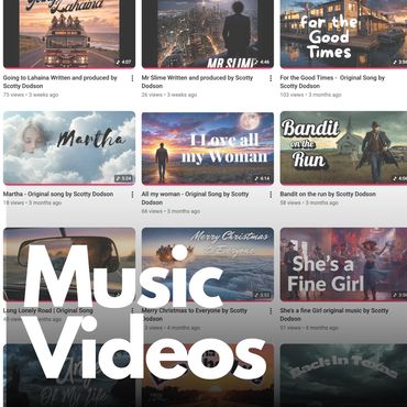 Scotty Dodson music videos on sandcastles in paradise web side