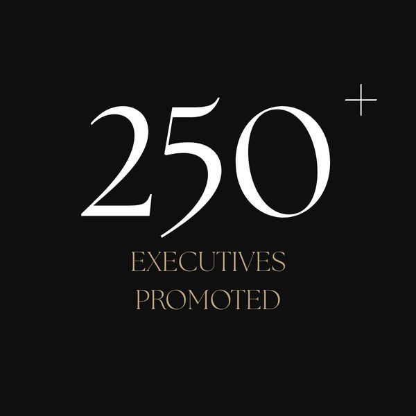 Over 250 executives promoted, highlighting leadership growth.