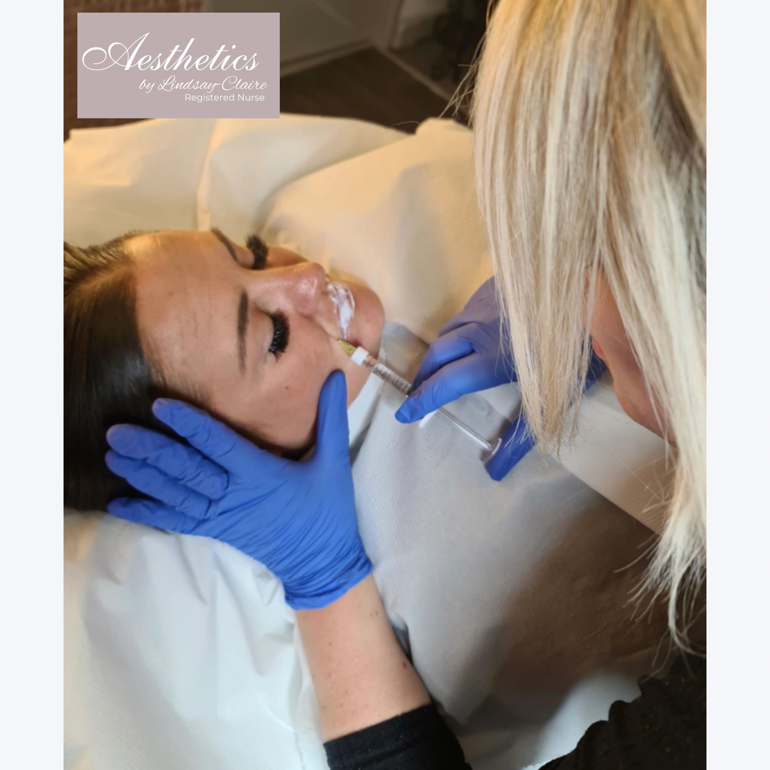 Advanced Aesthetics Nurse injecting dermal filler