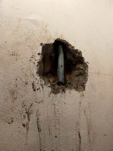 riparazione condotta forata accidentalmente con un trapano