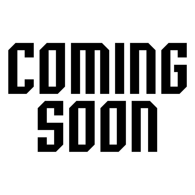 Bold black text reading 'COMING SOON' on white background.