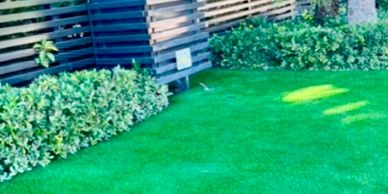 artificial grass very green miami lawn