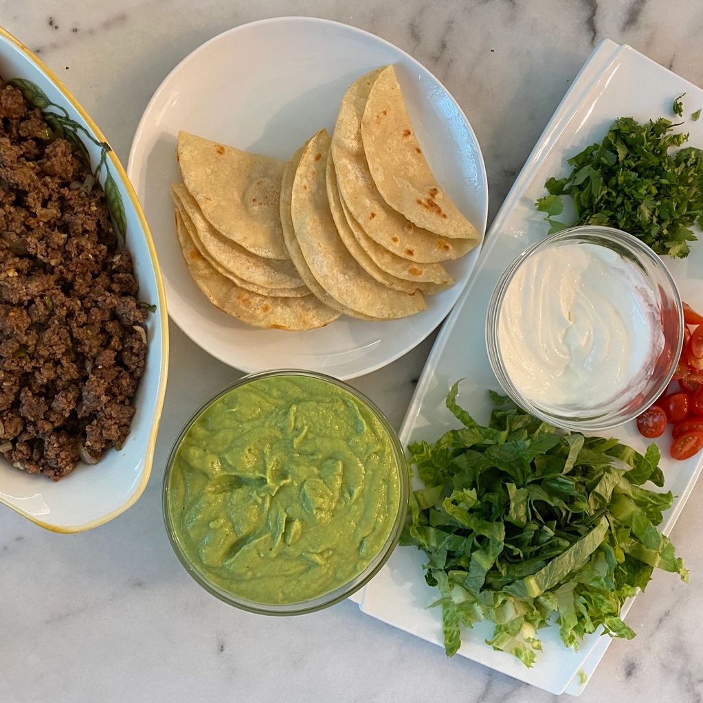 make your own taco bar