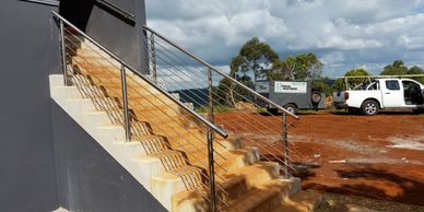 Stainless Steel railing and balustrade in Mt Tambourine