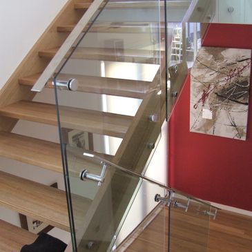 Glass balustrade, Glass balustrading, Railing