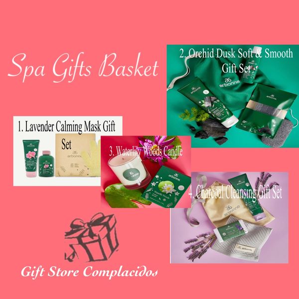 All organica products  Gift Sets
1. Orchid Smooth gift set 
2. Lavandero Calming Mask gift Set
3. Wa