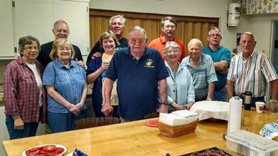 Dinner Group at First Presbyterian Church, Eufaula, Alabama