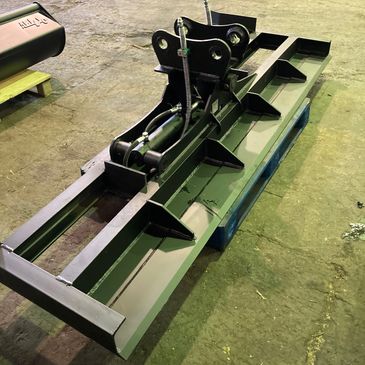 Abiljo 6 ton size 2mtr wide tilting grading beam 