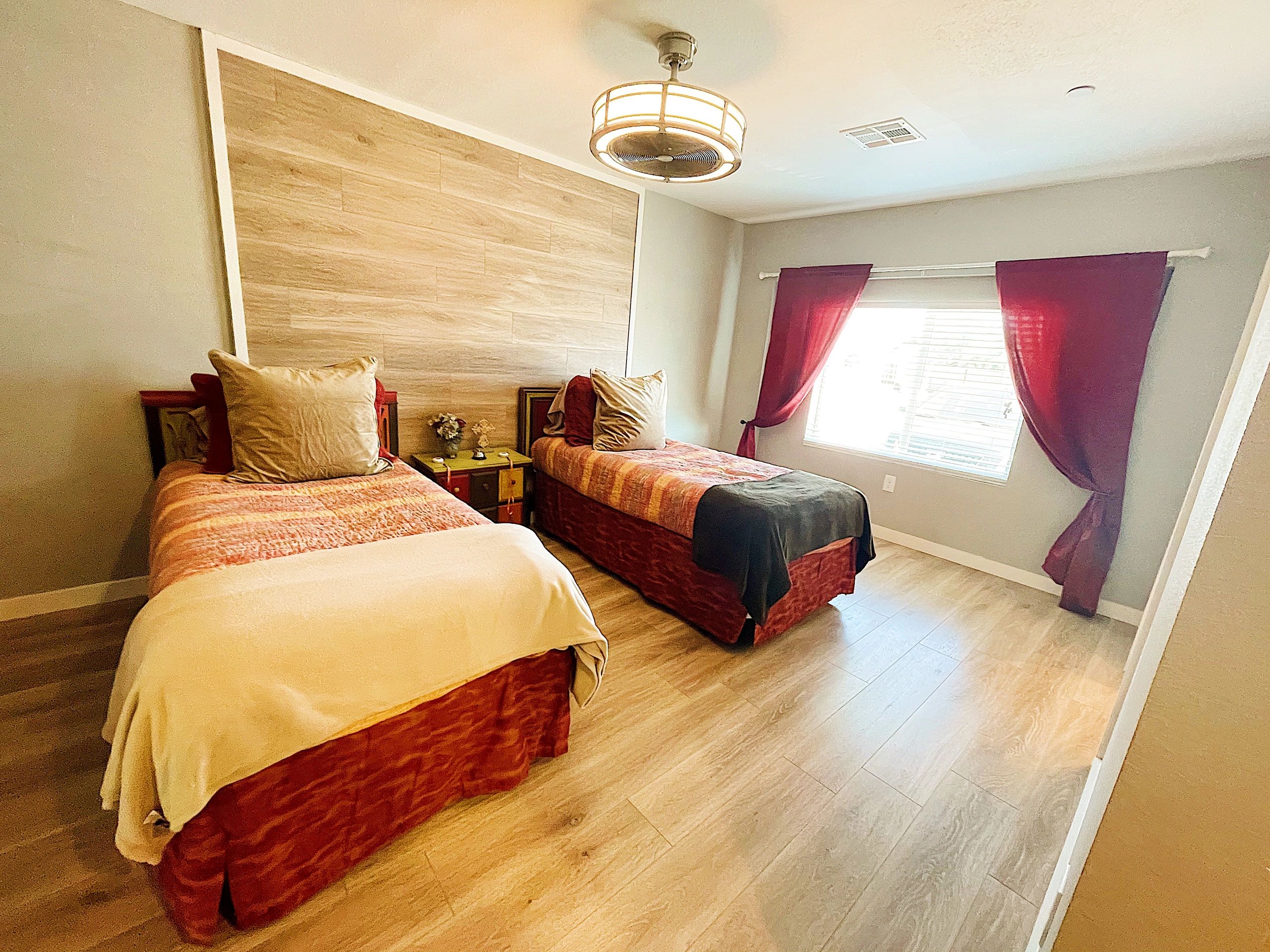 Bedroom shown at Bella Amore Assisted Living.