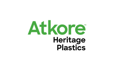 Atkore logo in green and black text.