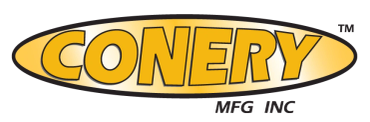 Conery logo with yellow and black colors.