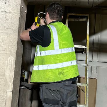 LEV Testing of an extraction system on a shotblasting application