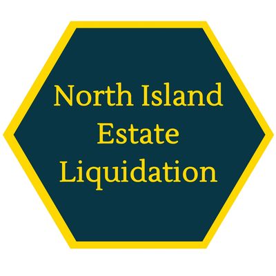 Logo for North Island Estate Liquidation, based in the Comox Valley, serving Vancouver Island.