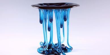 Jelly Fish, Fine Art Glass, Dot Galfond, License to Kiln