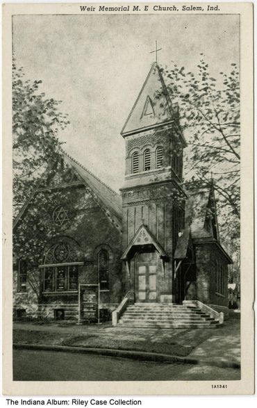Weir Memorial Methodist Episcopal Church, Salem, Indiana, circa 1931