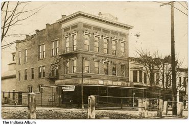 Clark Brothers Restaurant in Oddfellows Building, Salem, Indiana, circa 1923