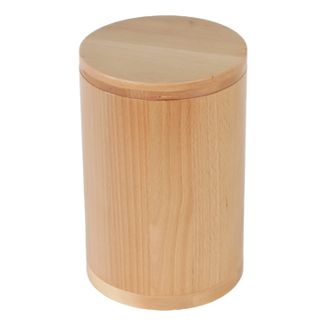 Cylinder urn in oak