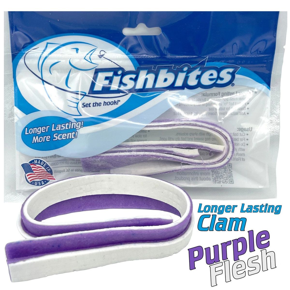 Fishbites E-Z Clam Longer Lasting