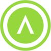 Green circular logo with a white upward arrow inside.