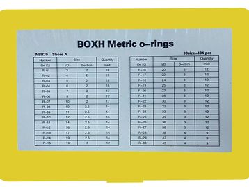 Box H O-ring Seti, O-ring Setleri, NBR O-ring Seti