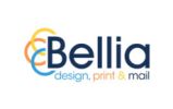 Bellia design, print and mail logo