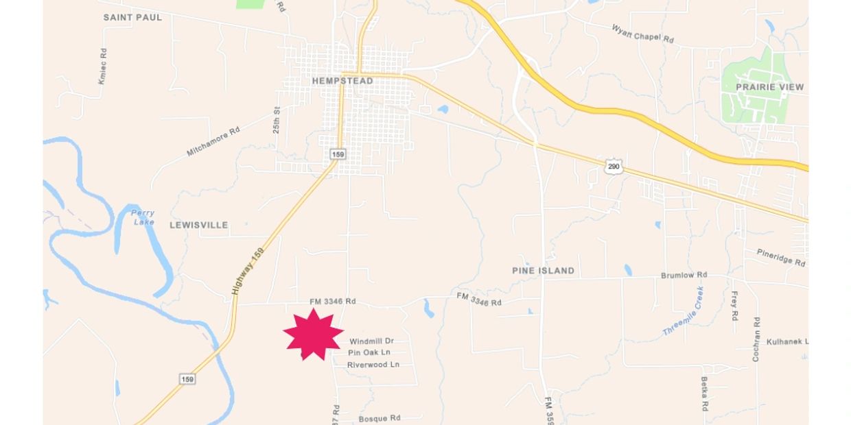 Area Map - FM 1887 @ FM 3346
