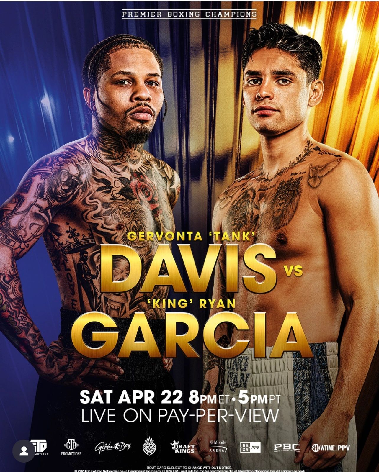 Gervonta Davis vs Ryan Garcia set for April 22, 2023!