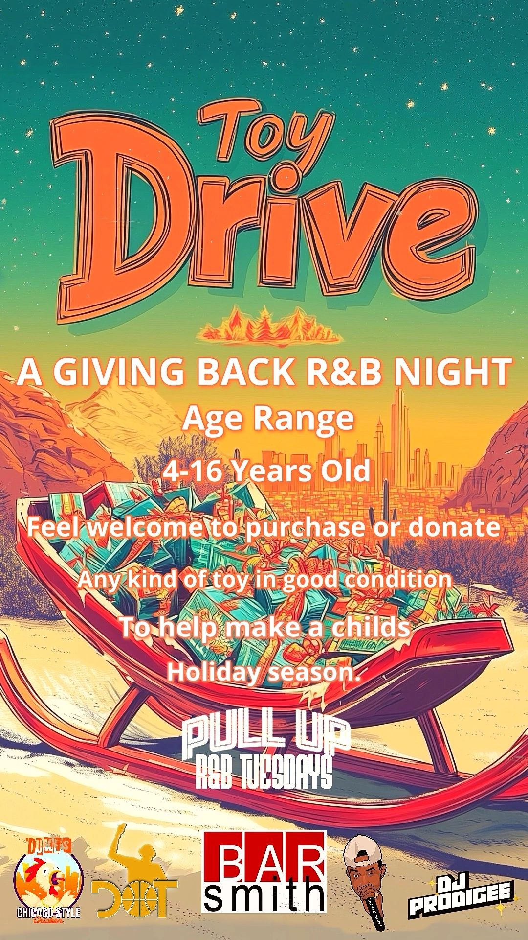 Help me in giving back to the many children in need of love and care during this holiday season. 