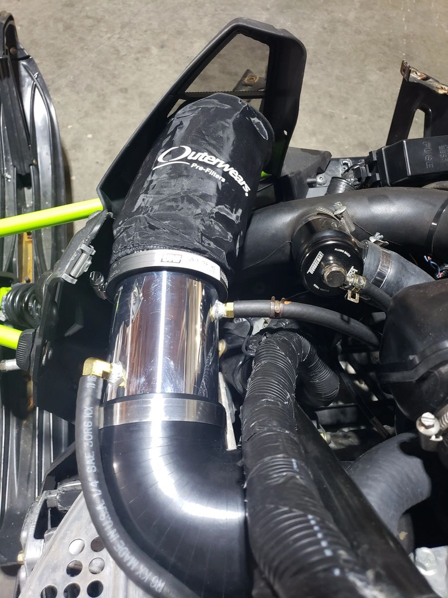 Velocity 3" cold air intake Arctic Cat 998 9000 Yamaha Sidewinder Turbo