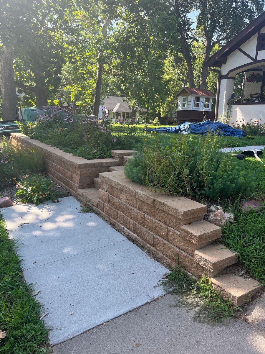 Retaining Walls project by Chief Meadows Landscaping