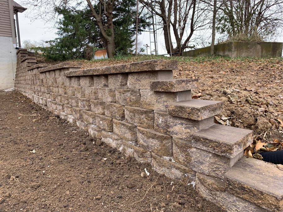 Retaining Walls project by Chief Meadows Landscaping