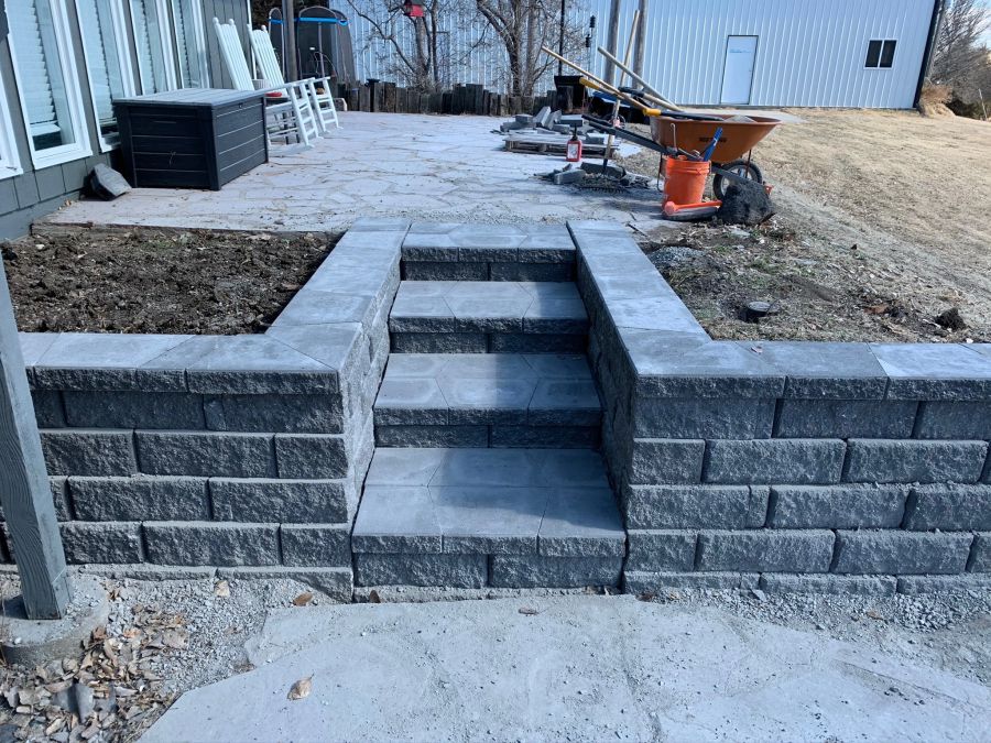 Retaining Walls project by Chief Meadows Landscaping