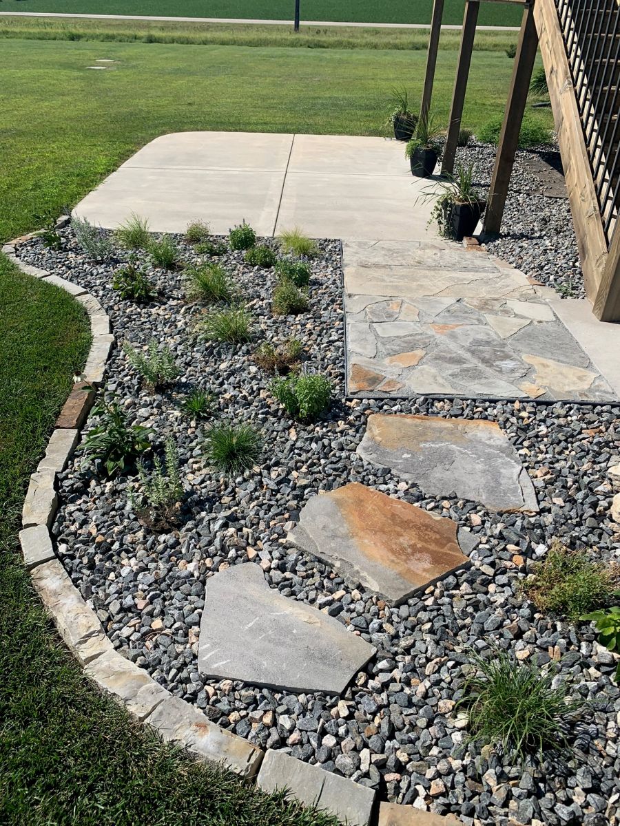 Decorative Rock & Stone Edging project by Chief Meadows Landscaping