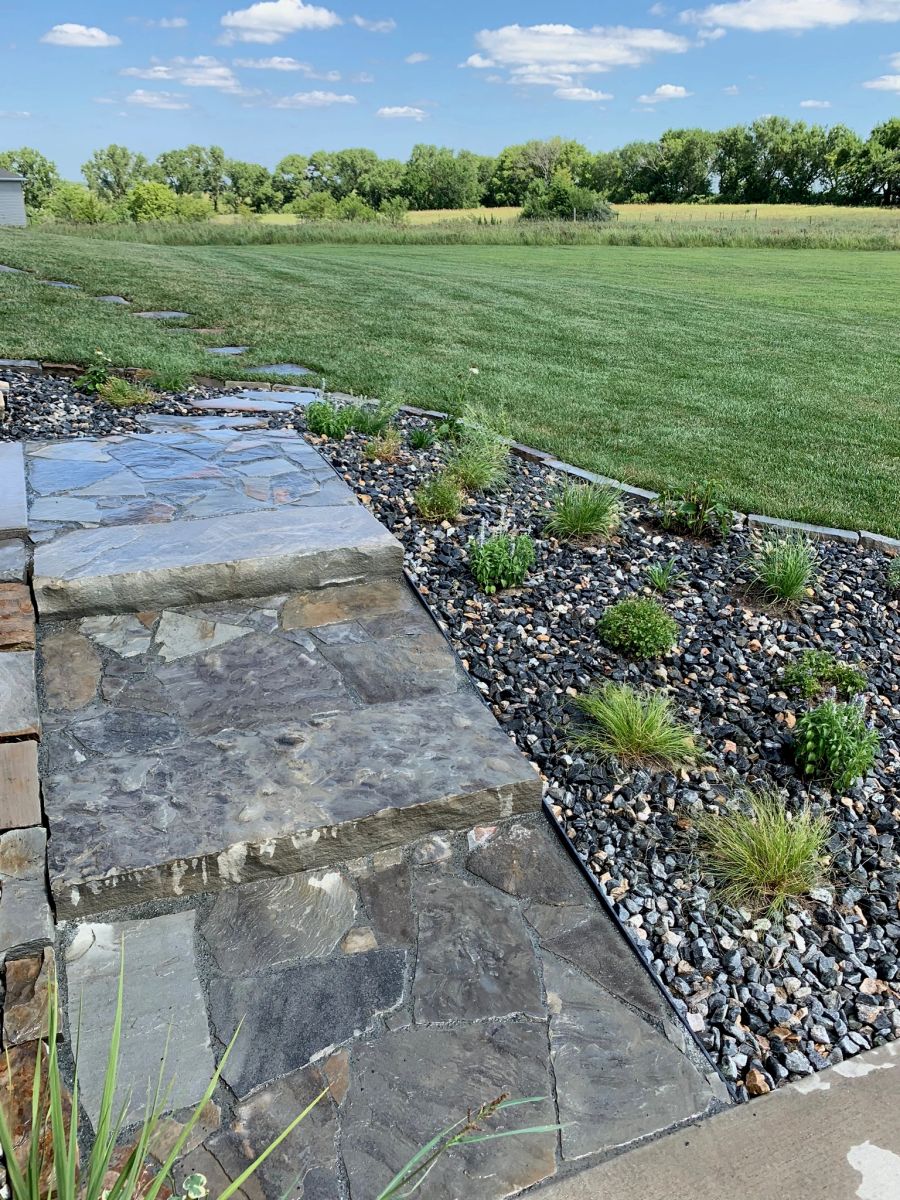 Decorative Rock & Stone Edging project by Chief Meadows Landscaping