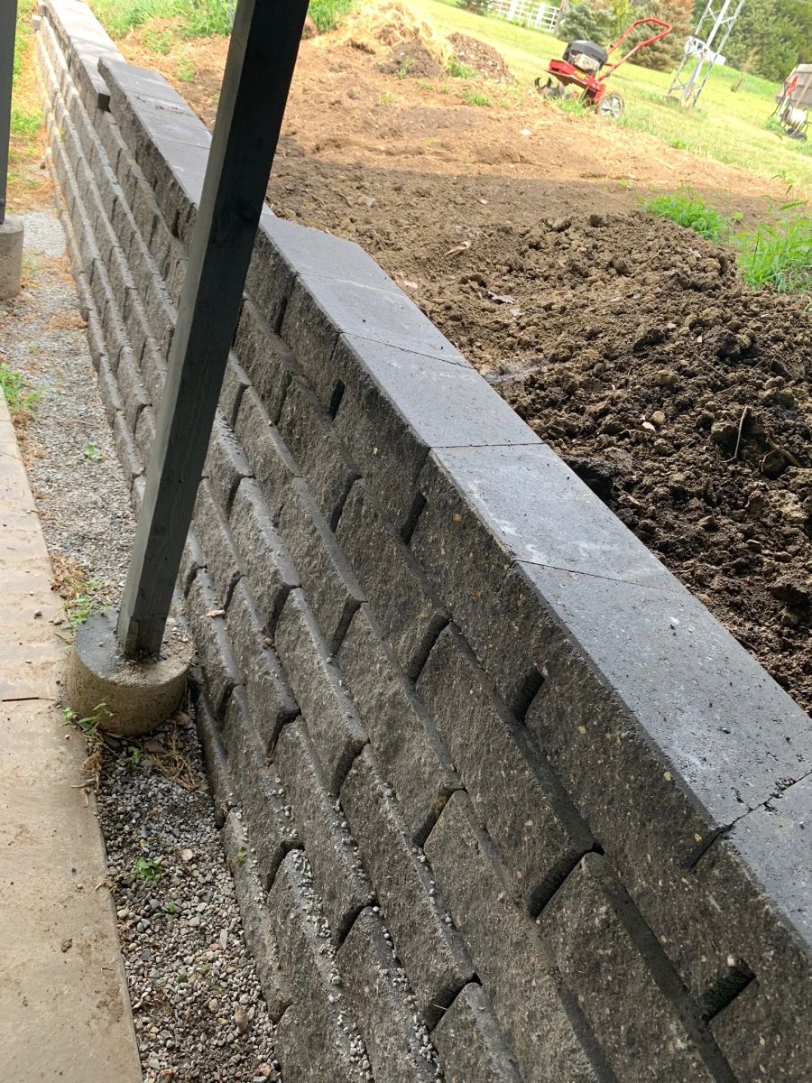 Retaining Walls project by Chief Meadows Landscaping