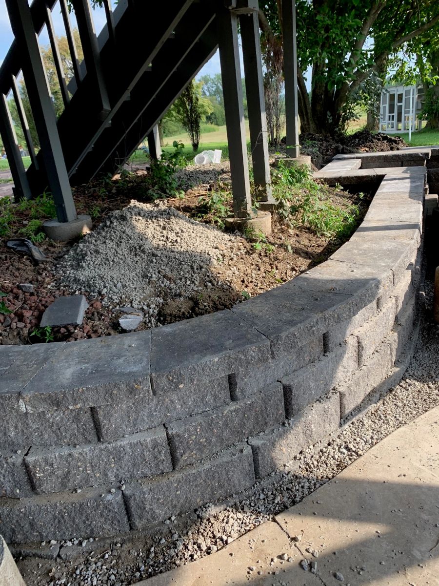 Retaining Walls project by Chief Meadows Landscaping