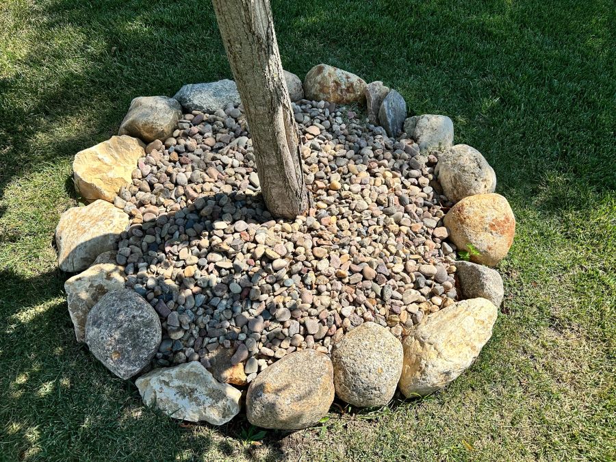 Decorative Rock & Stone Edging project by Chief Meadows Landscaping