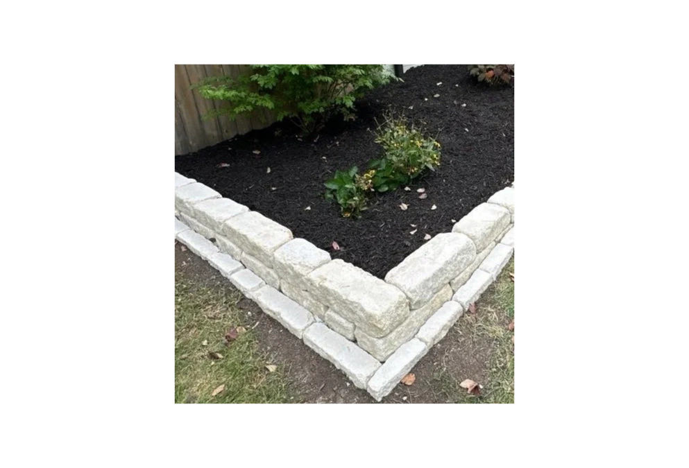 Mulch & Stone Edging project photo 1