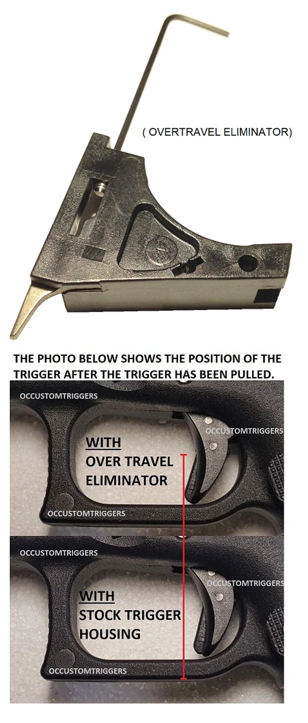 Glock Overtravel Stop Housing