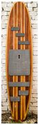 wooden surfboard stand up paddleboard