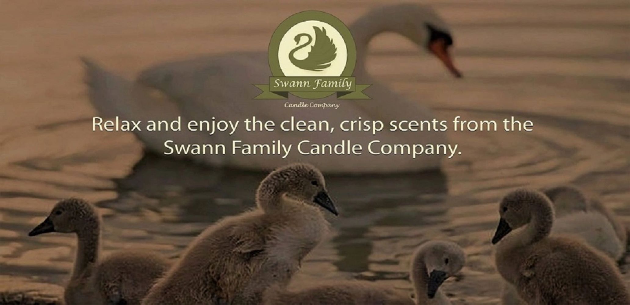 Relax and enjoy the clean, crisp scents from the Swann Family Candle Company.