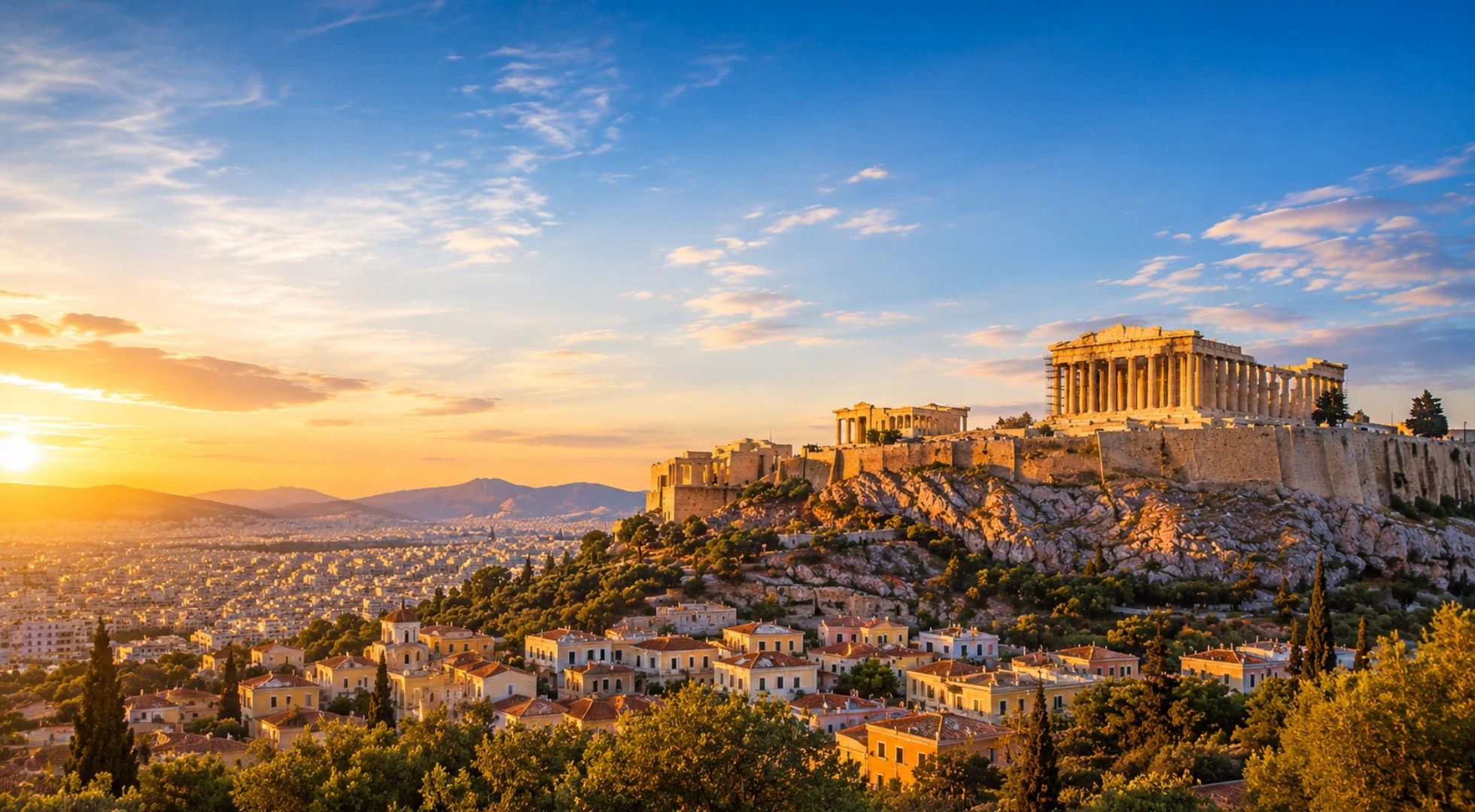 Acropolis at Sunset