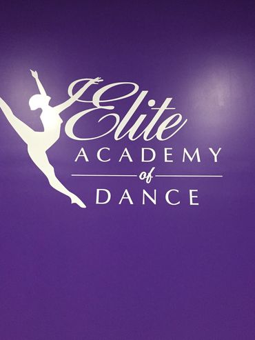 Wall vinyl graphics, Elite Dance studio, Shrewsbury, MA