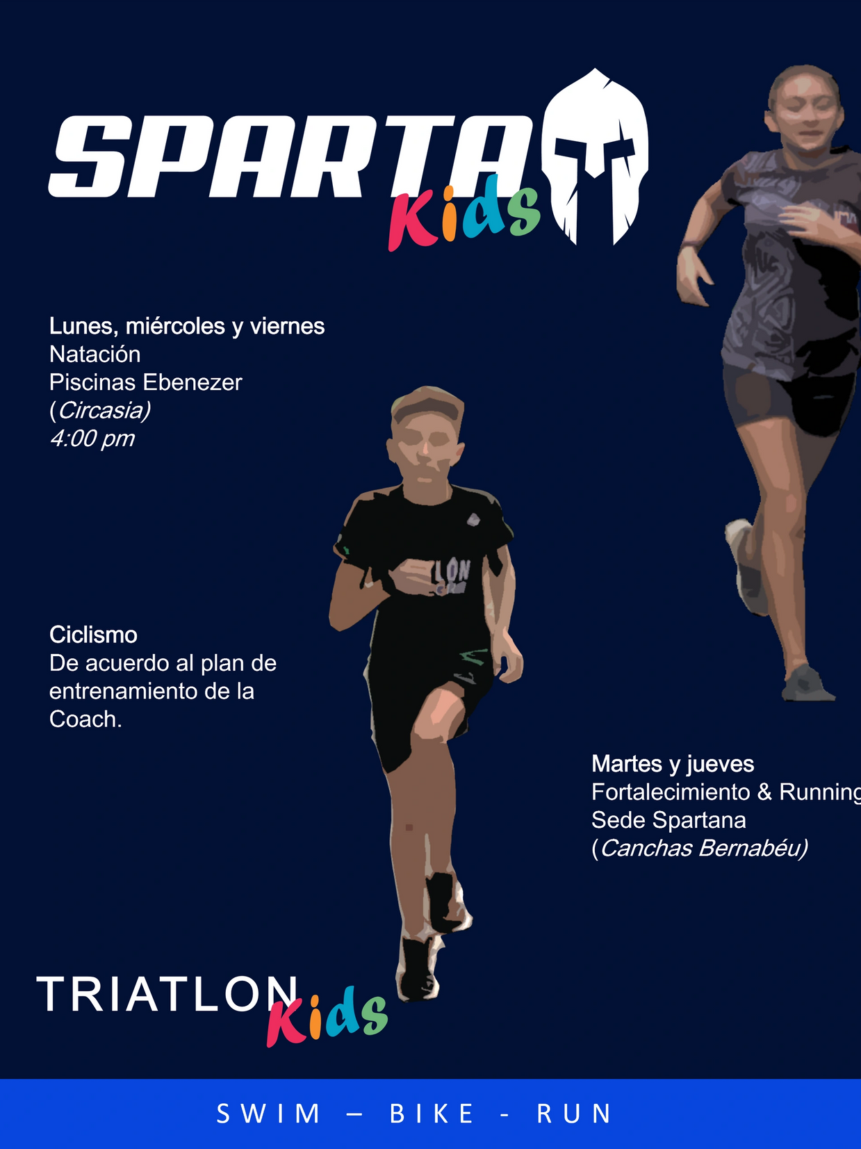 Banner promocional Sparta kids para chicos