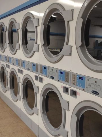 Self-service coin-laundry, self-service coin-vending, and non-contact full-service laundry.