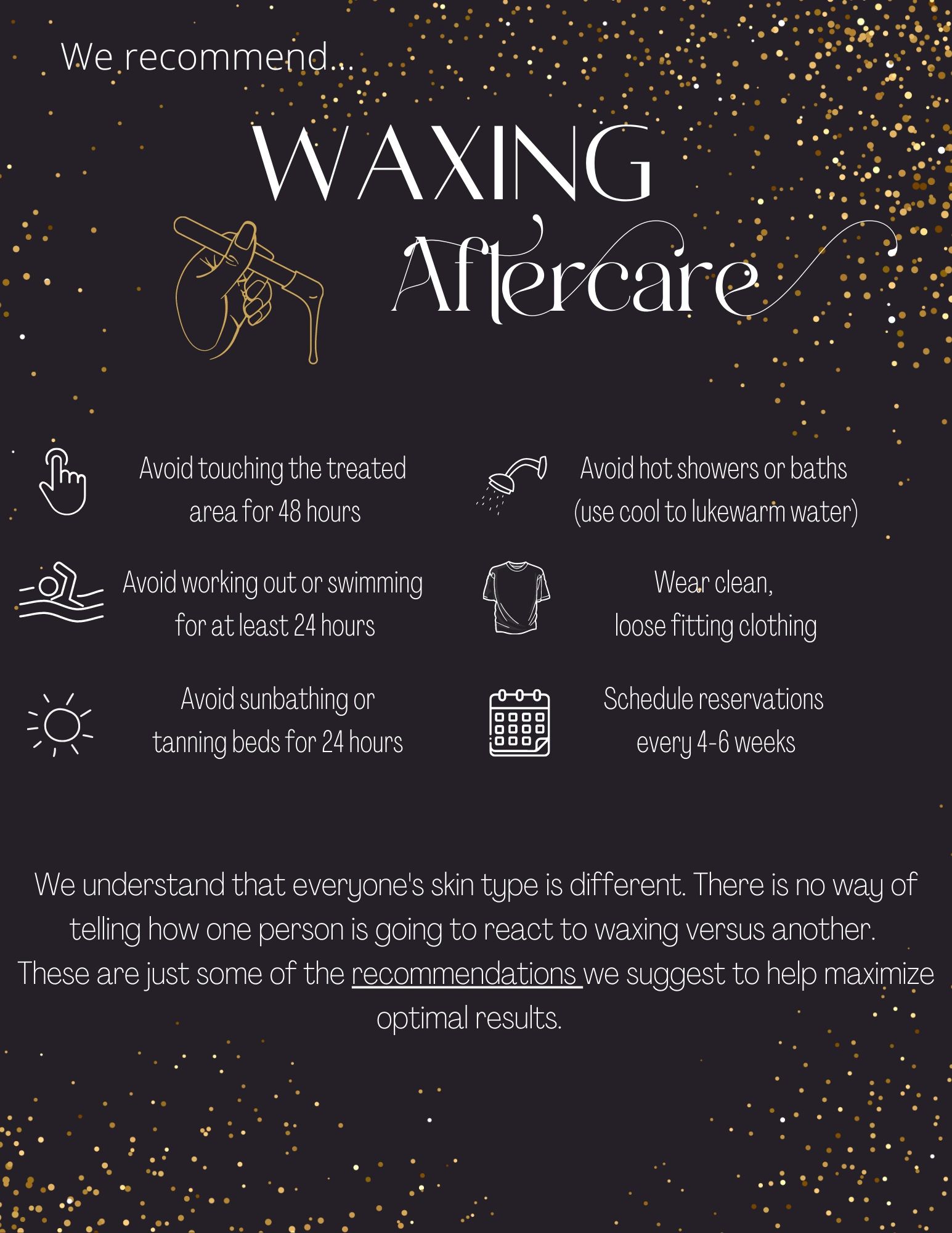 Waxing Aftercare