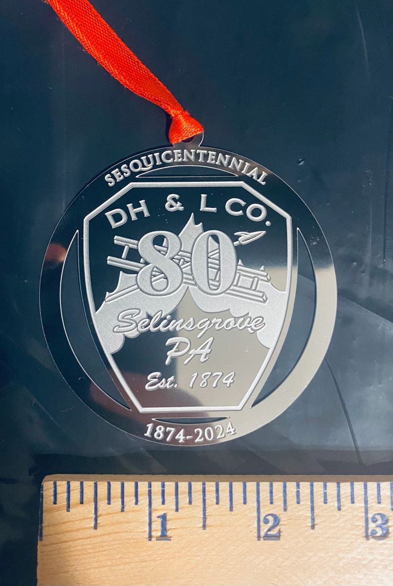 Sesquicentennial Christmas Ornament (Silver Colored)