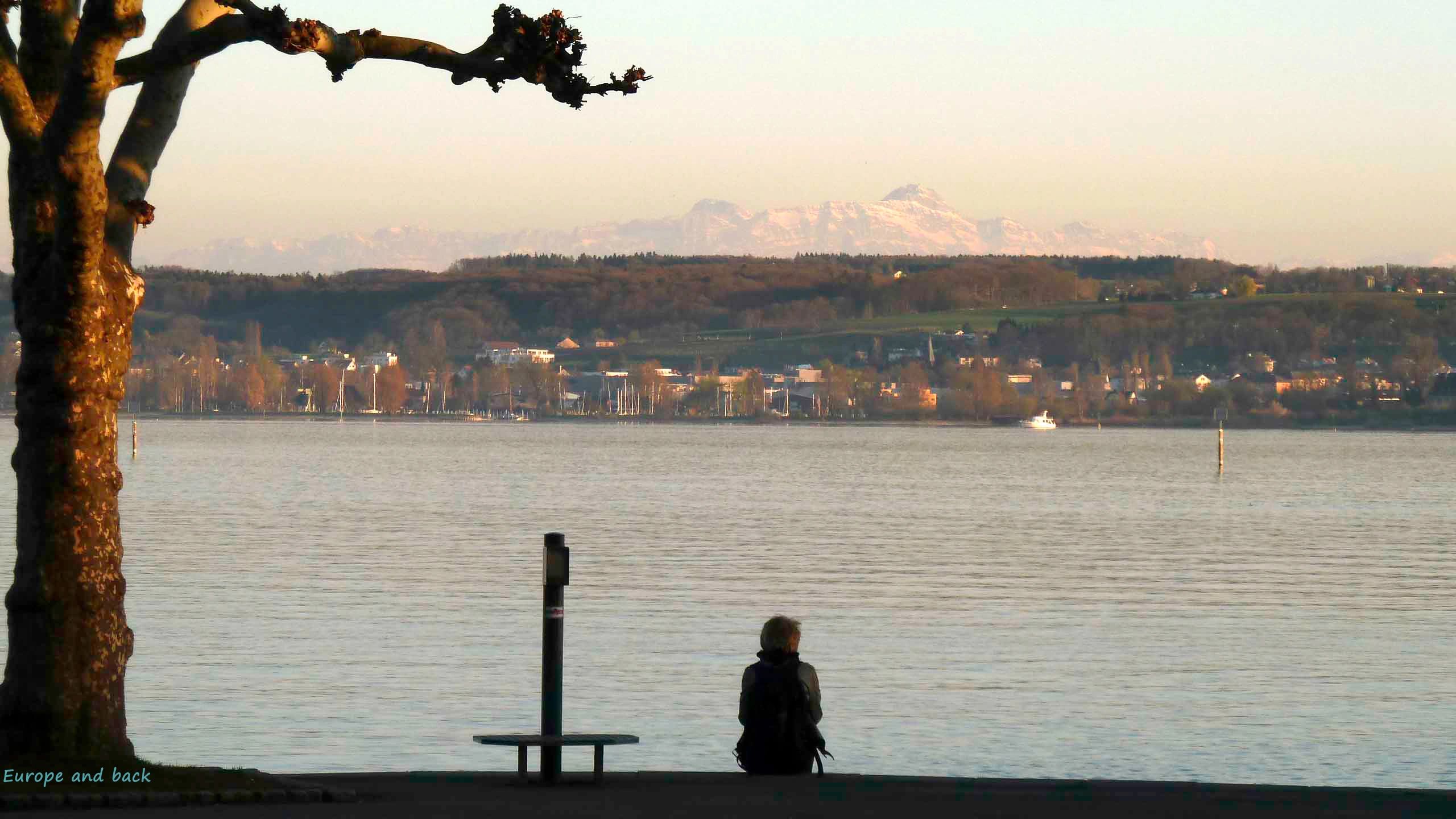 View of the Alps Bodensee Konstanz 