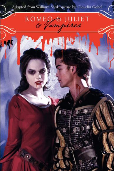 Romeo and Juliet reimagined with vampires in a dark, gothic style.